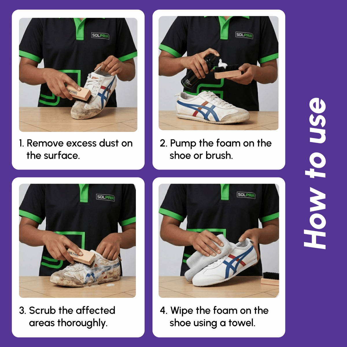 Combo Shoe Cleaning Kit with Deo