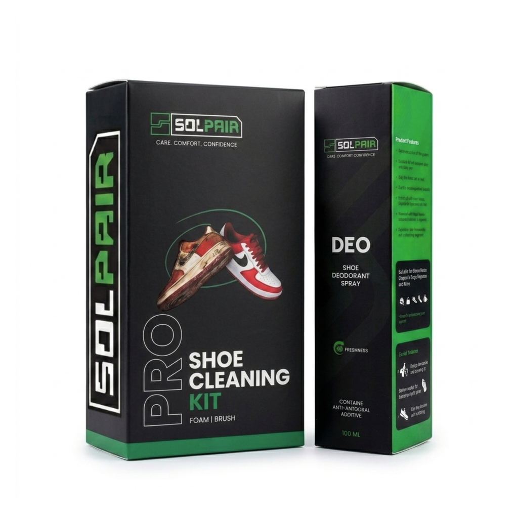 Combo Shoe Cleaning Kit with Deo