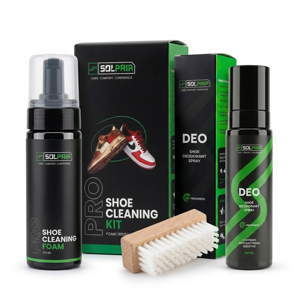 Combo Shoe Cleaning Kit with Deo